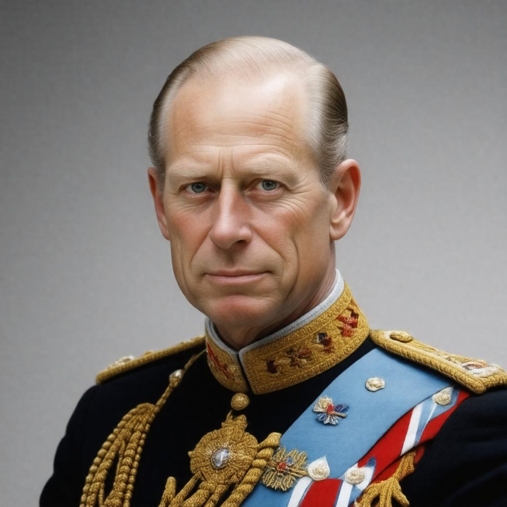AI-created image of Prince Edward, Duke of Edinburgh