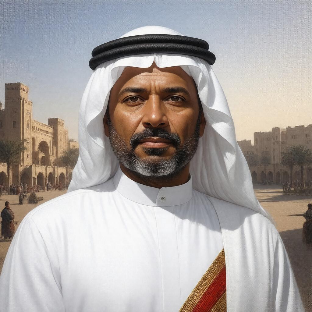 AI-created image of Prince Faisal
