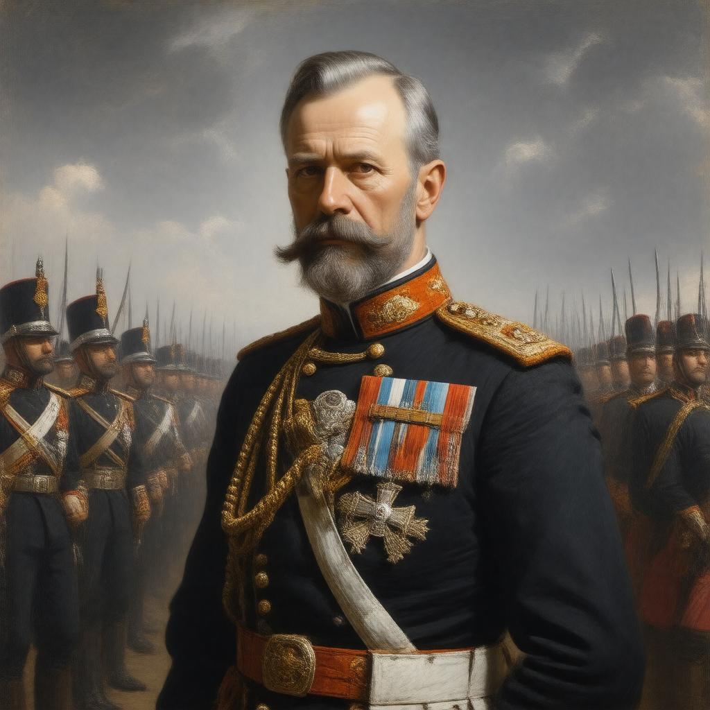 AI-created image of Prince Friedrich Karl of Prussia