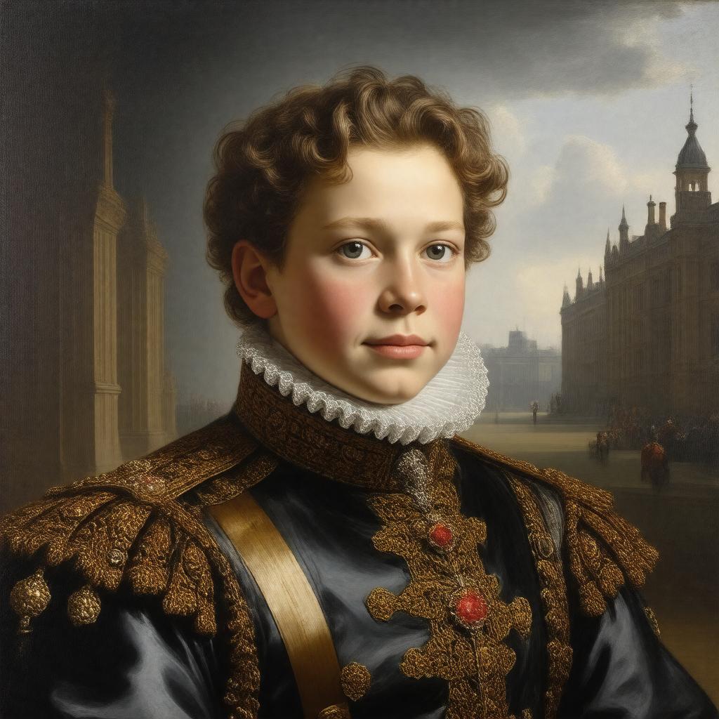 AI-created image of Prince George of Denmark