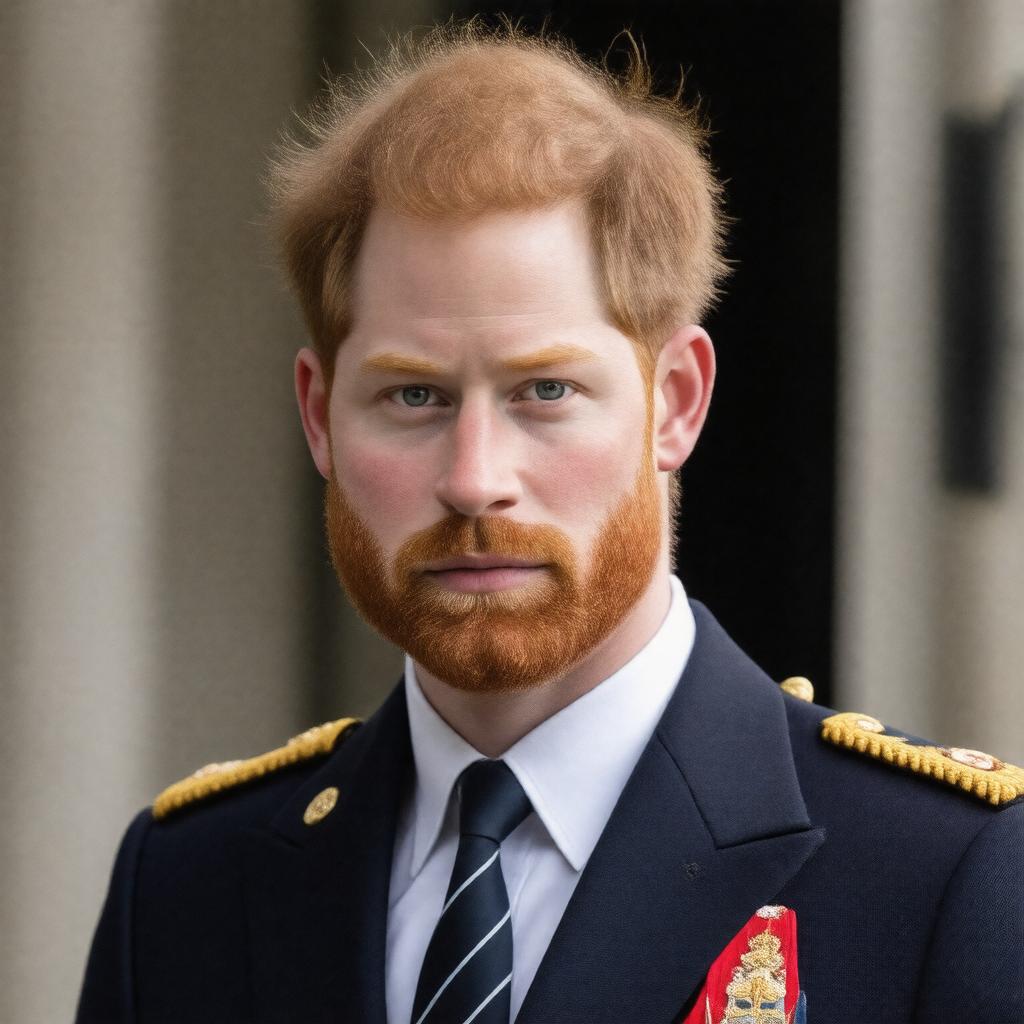 AI-created image of Prince Harry, Duke of Sussex