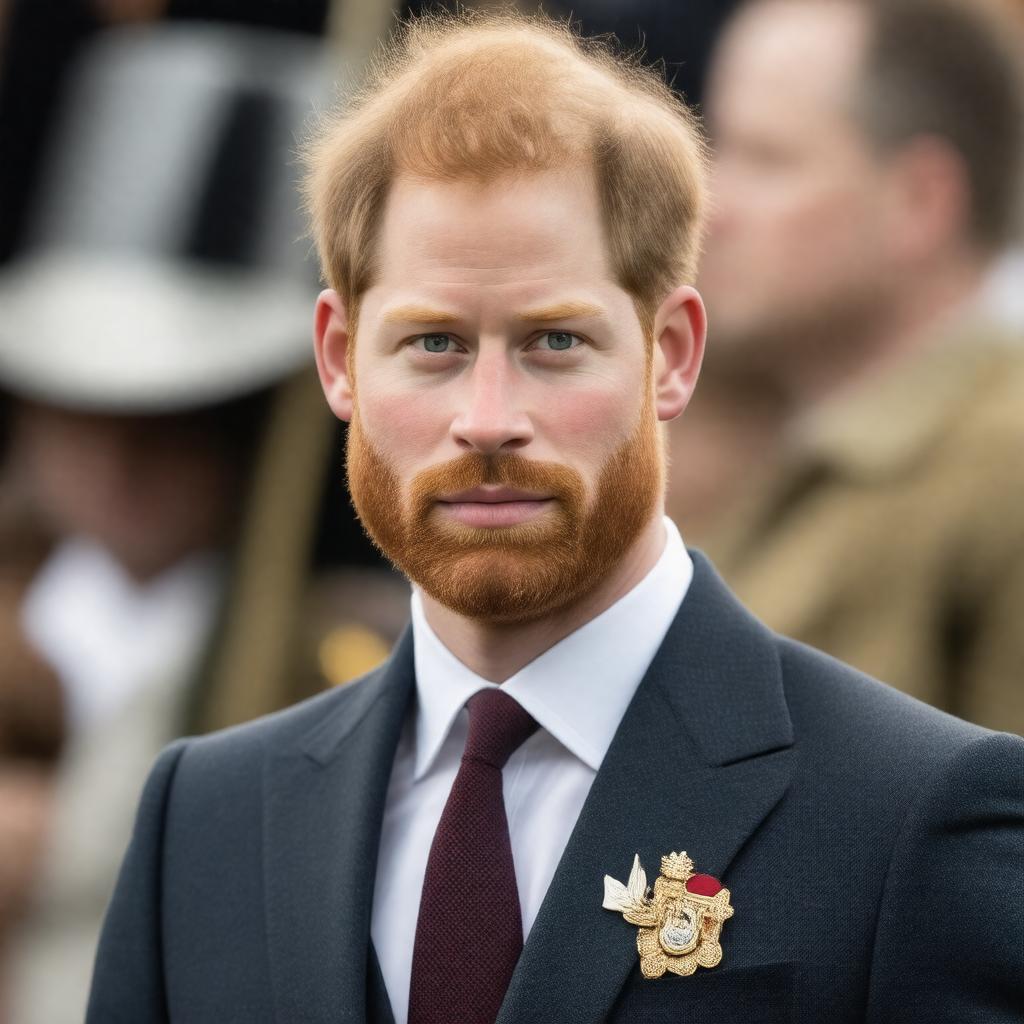 AI-created image of Prince Henry, Duke of Sussex