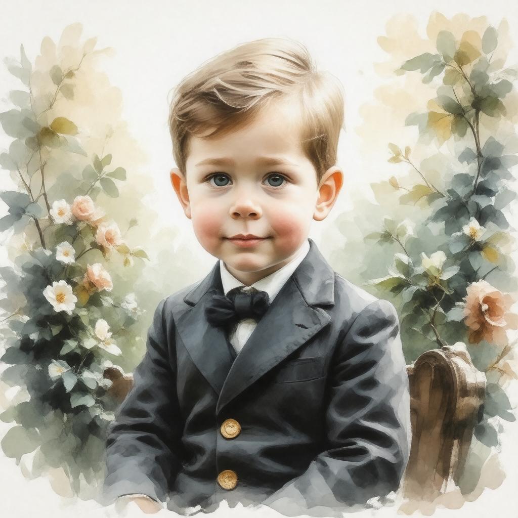 AI-created image of Prince Louis
