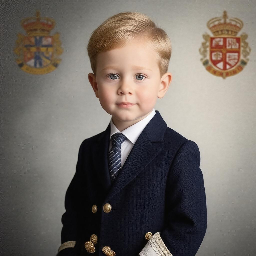 AI-created image of Prince Louis Arthur Charles of Wales