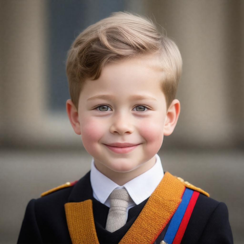 AI-created image of Prince Louis of Wales