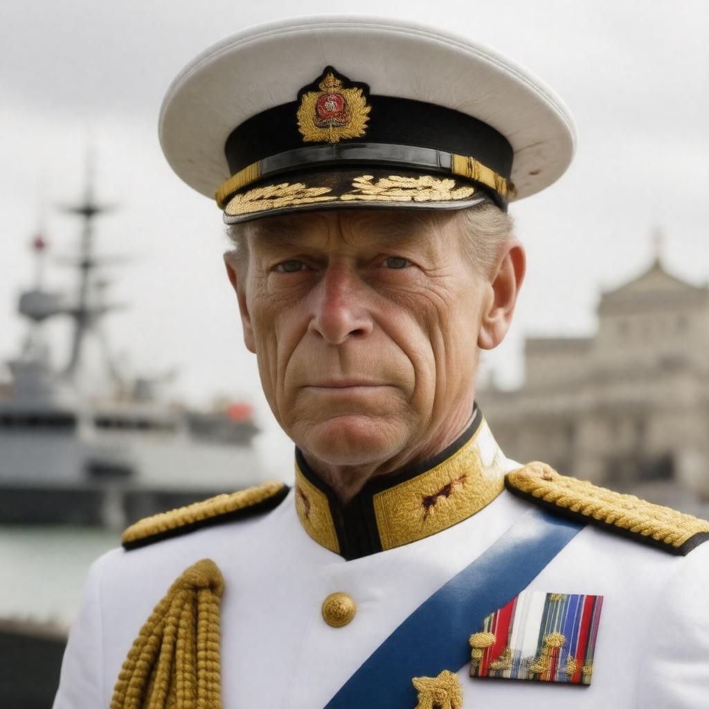 AI-created image of Prince Philip, Duke of Edinburgh