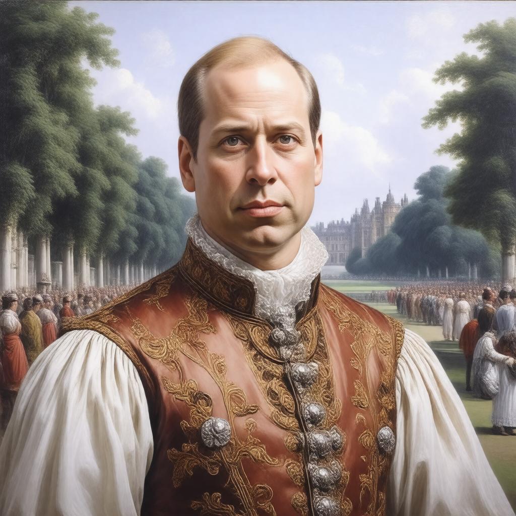 Click to view larger image AI-created image of Prince William, Duke of Gloucester