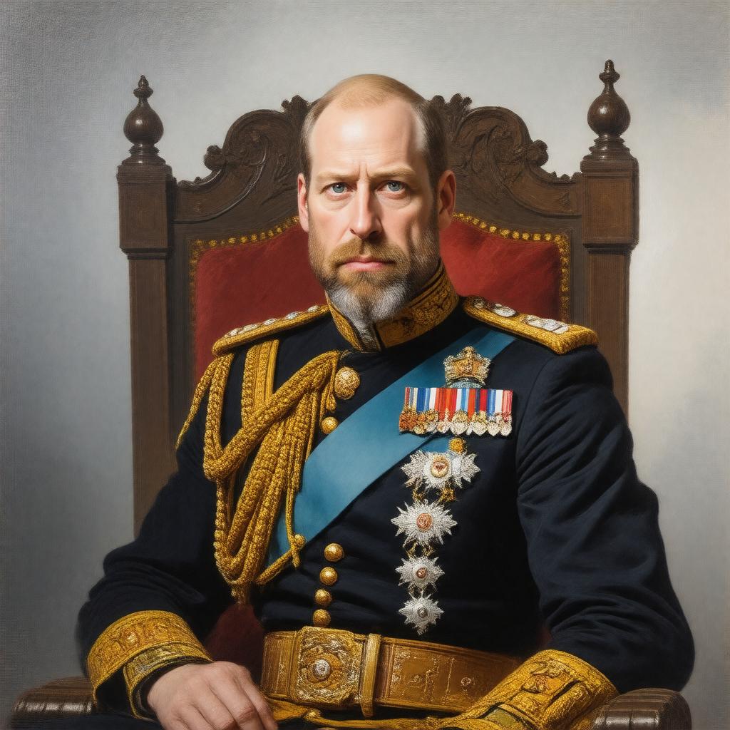 AI-created image of Prince William Frederick, Duke of Gloucester and Edinburgh