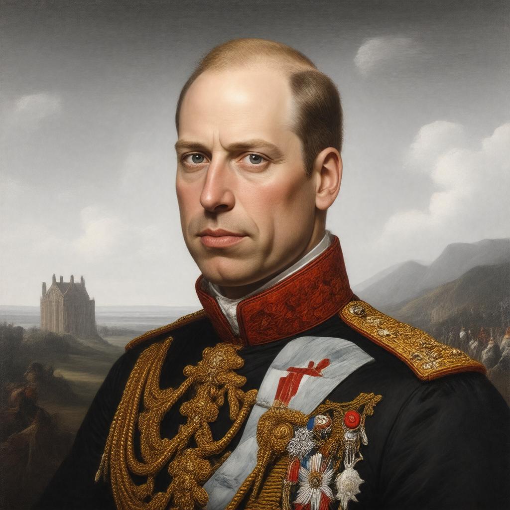 AI-created image of Prince William Henry, Duke of Gloucester and Edinburgh