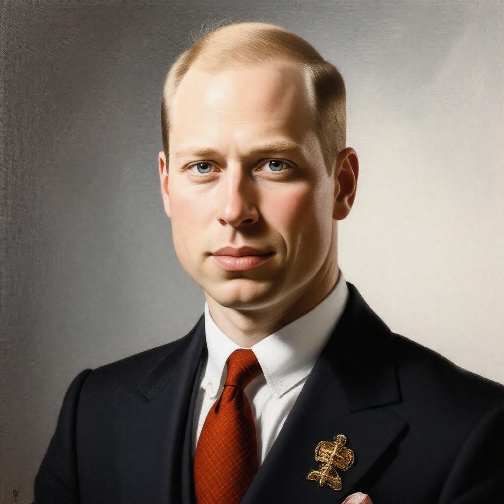 AI-created image of Prince William of Gloucester