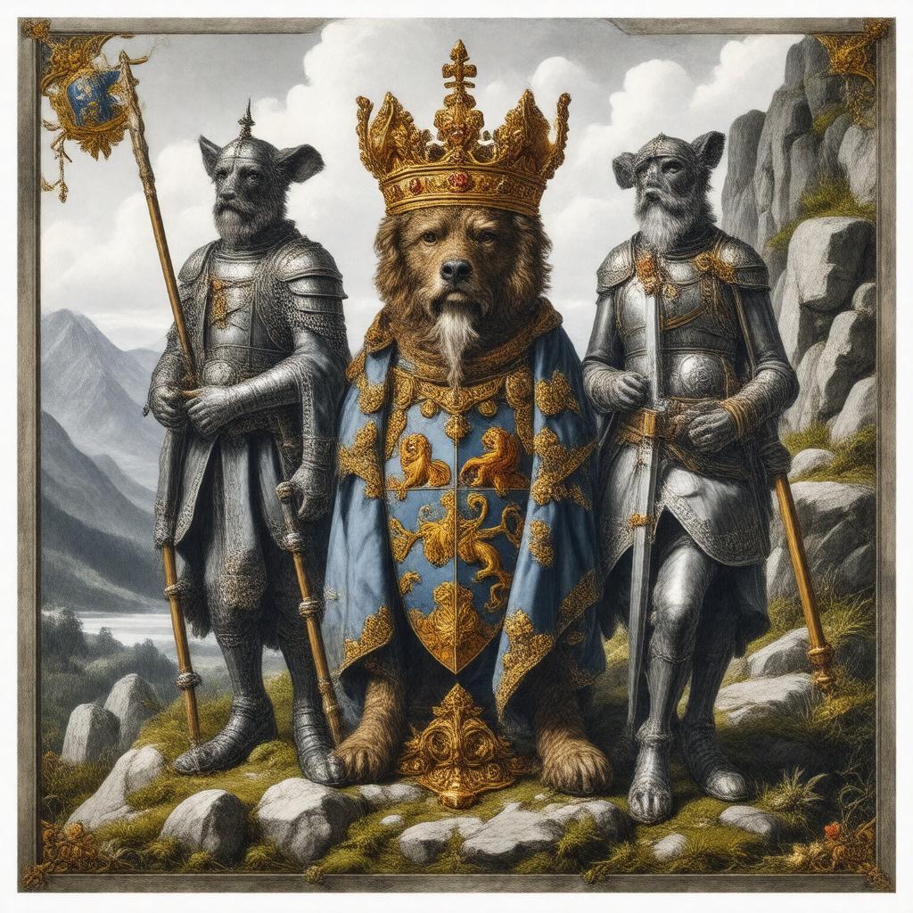 Click to view larger image AI-created image of Prince of Scotland