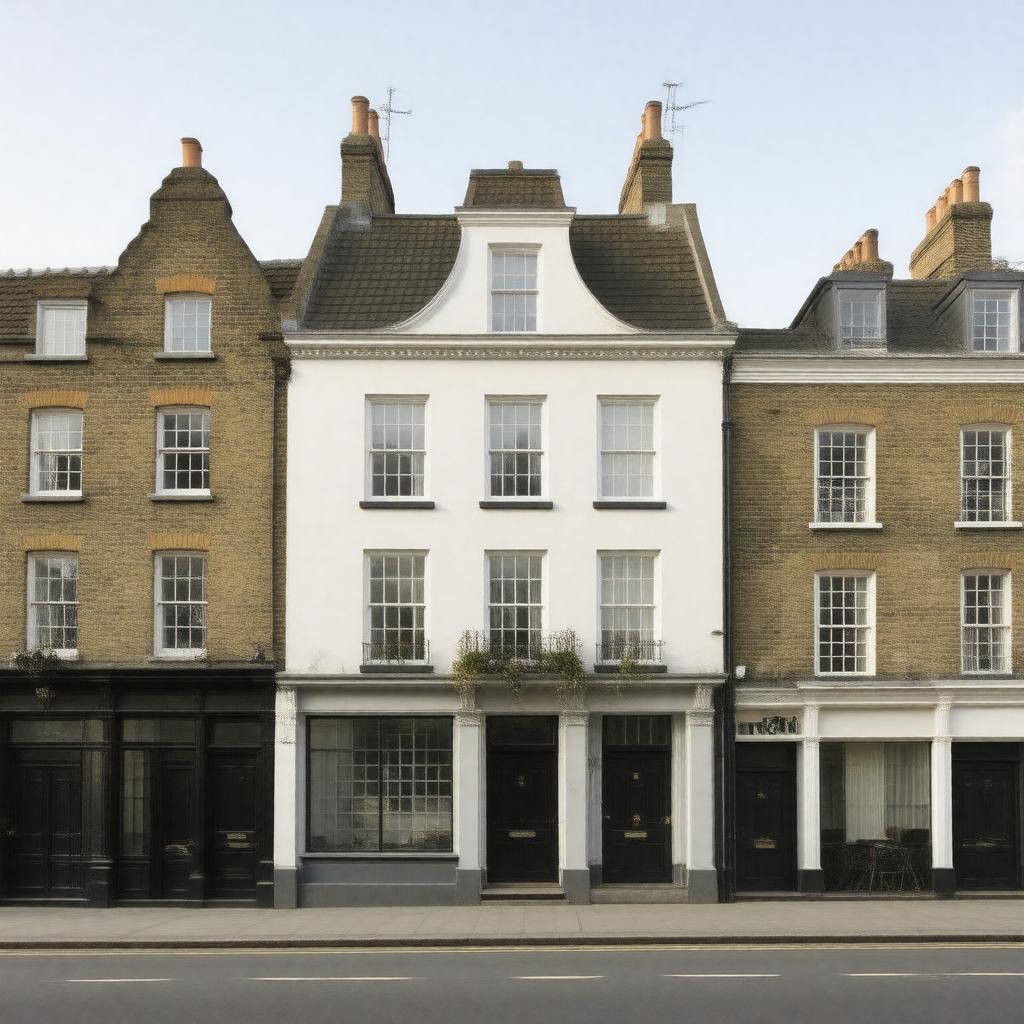 AI-created image of Princelet Street