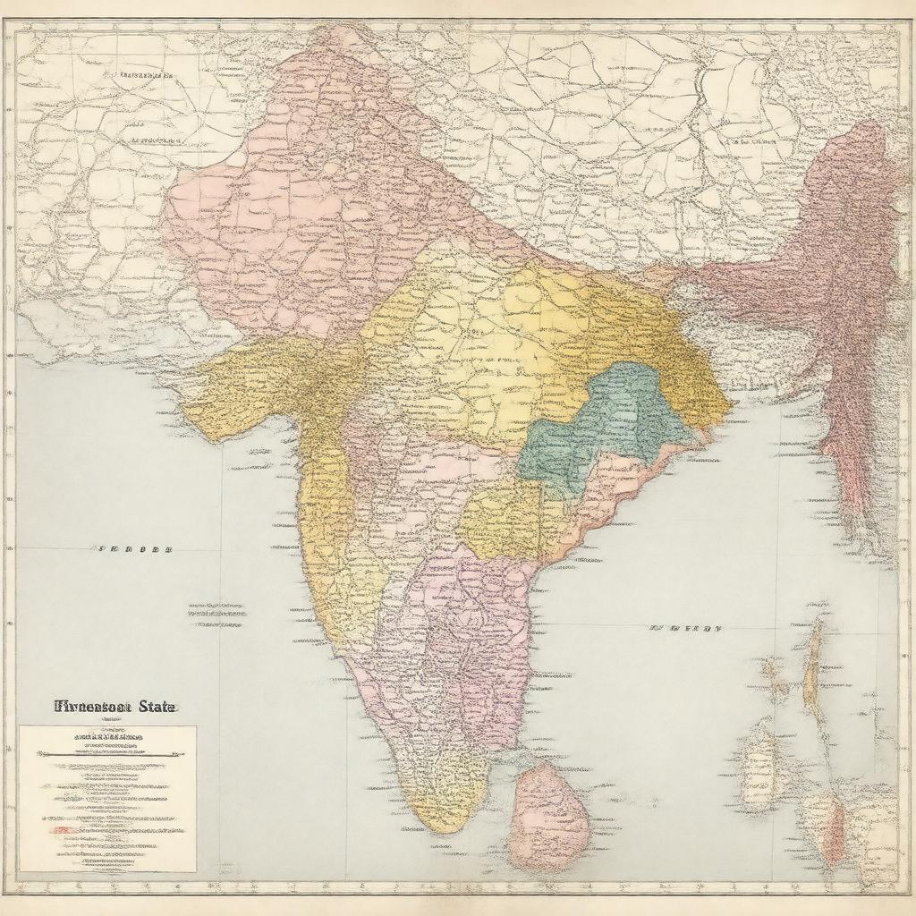 AI-created image of Princely States of India