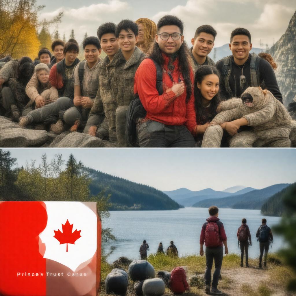 Click to view larger image AI-created image of Prince's Trust Canada