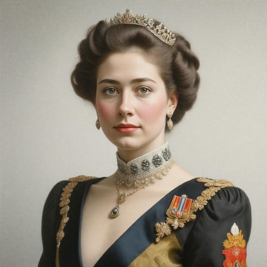 Click to view larger image AI-created image of Princess Alexandra, Duchess of Fife