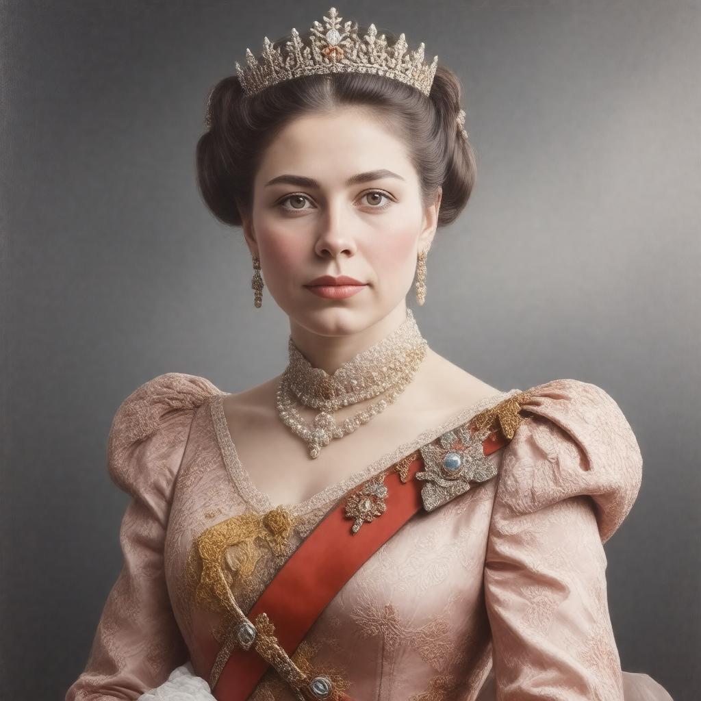 AI-created image of Princess Alexandra Victoria Alberta Edwina Louise Duff