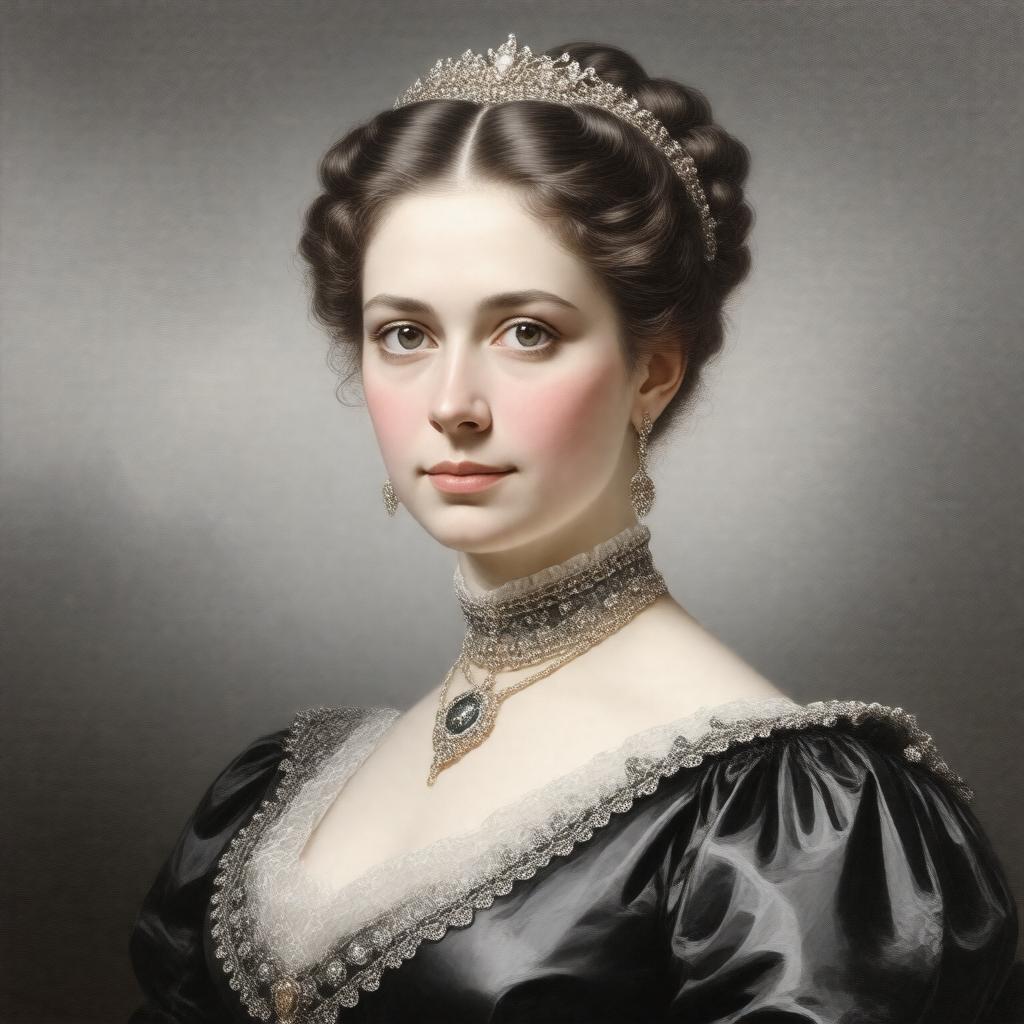 Click to view larger image AI-created image of Princess Alexandrine of Baden