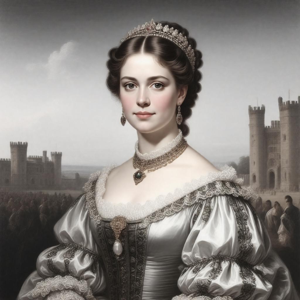 AI-created image of Princess Amelia of the United Kingdom