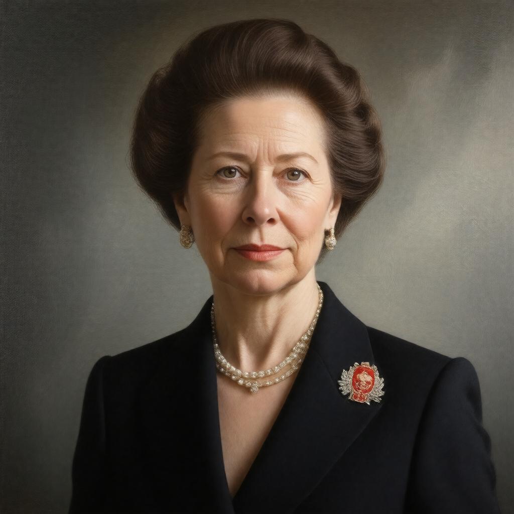 AI-created image of Princess Anne