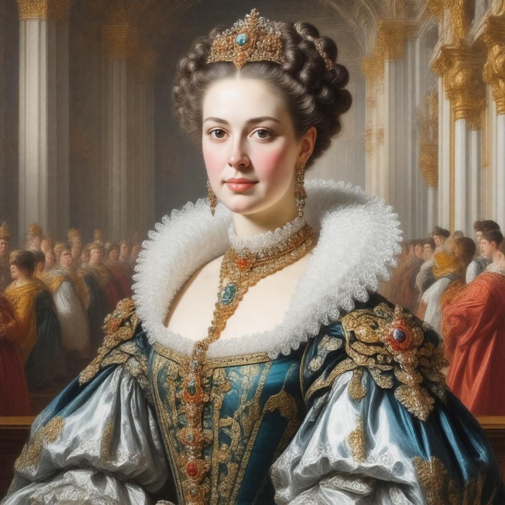 AI-created image of Princess Augusta of Saxe-Gotha