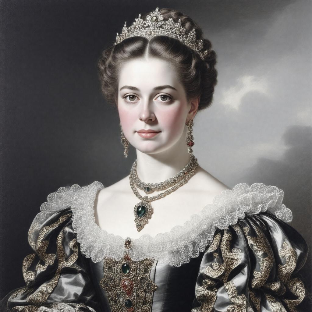 AI-created image of Princess Charlotte, Princess Royal