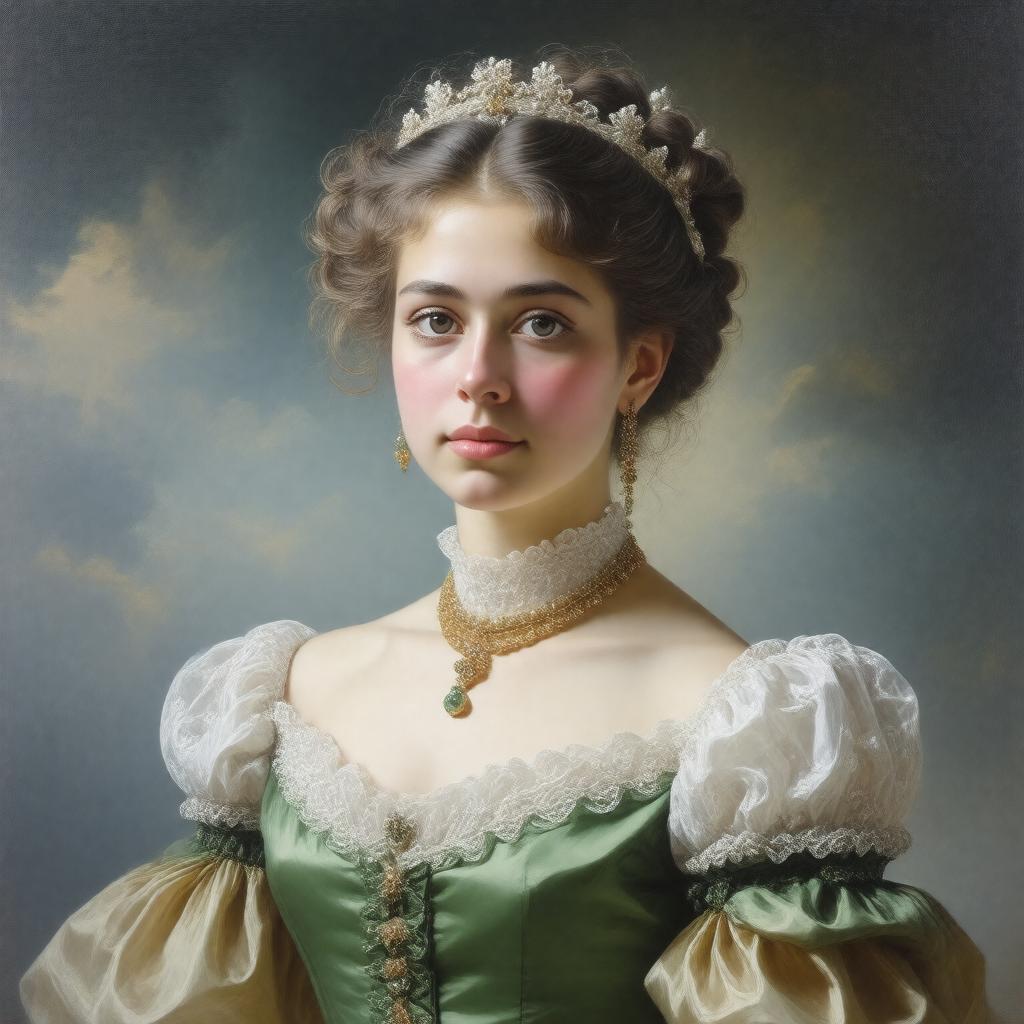 Click to view larger image AI-created image of Princess Elisabeth of Hesse and by Rhine