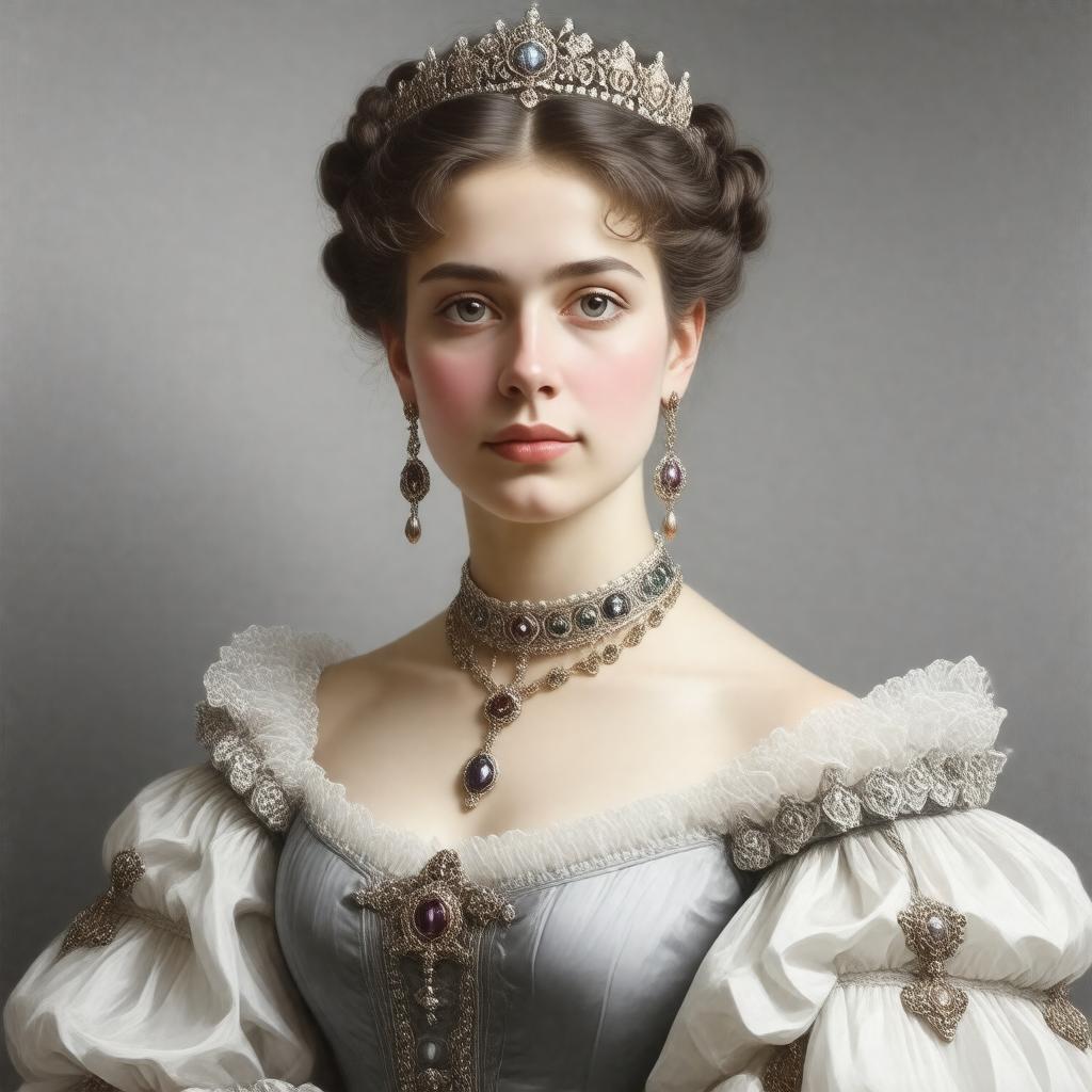 Click to view larger image AI-created image of Princess Elisabeth of Prussia