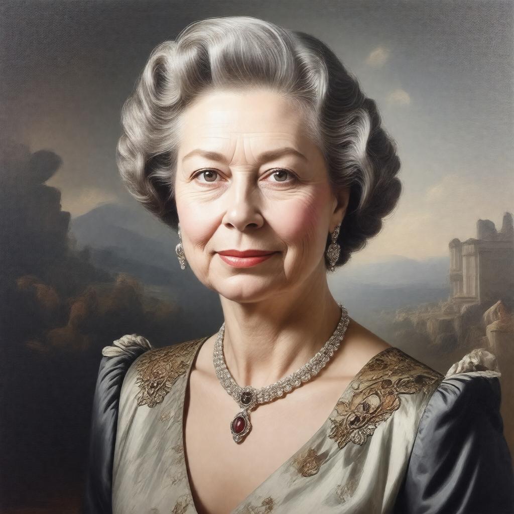 AI-created image of Princess Elizabeth of Yugoslavia
