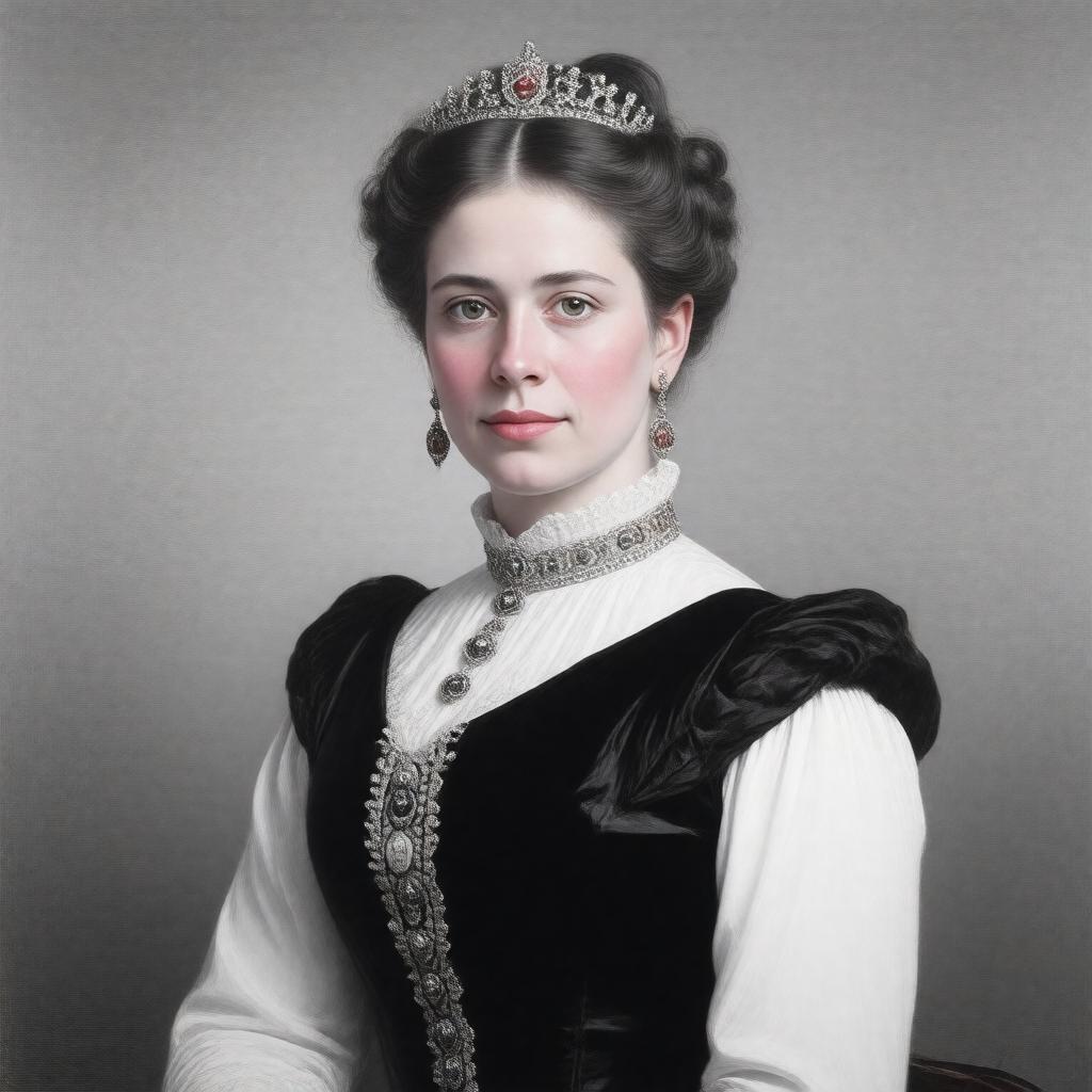AI-created image of Princess Helena of Waldeck and Pyrmont