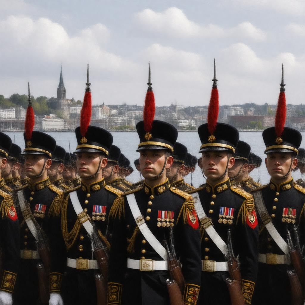 AI-created image of Princess Louise Fusiliers
