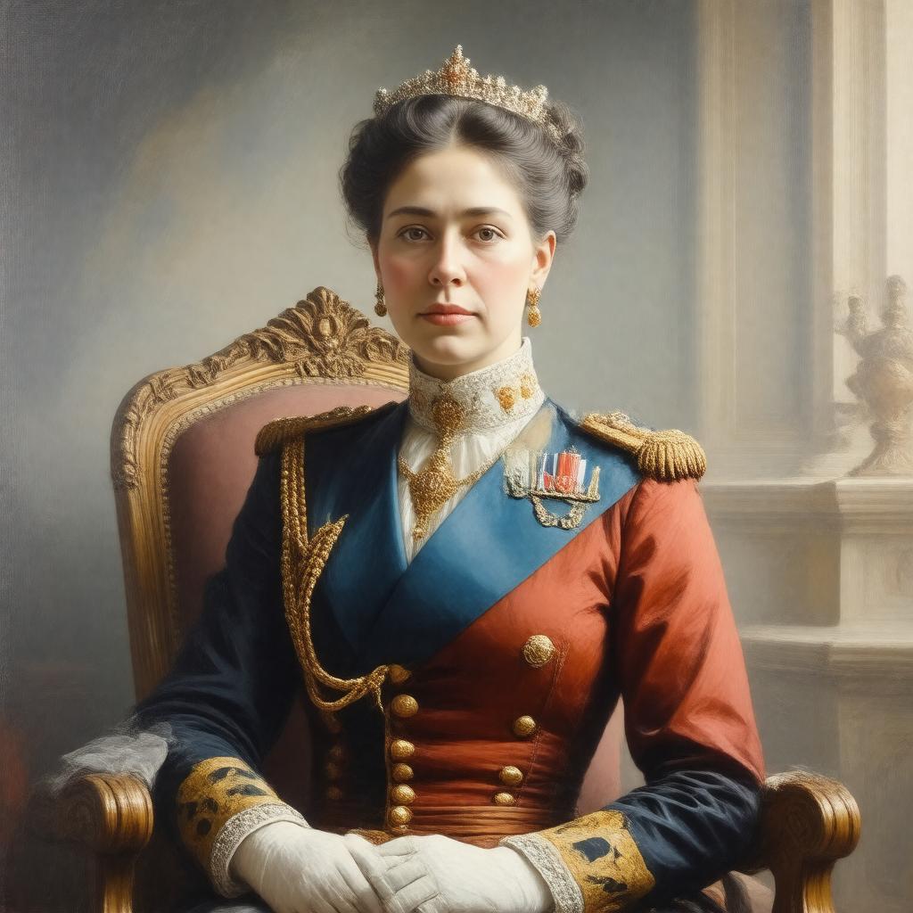 AI-created image of Princess Louise Margaret of Prussia