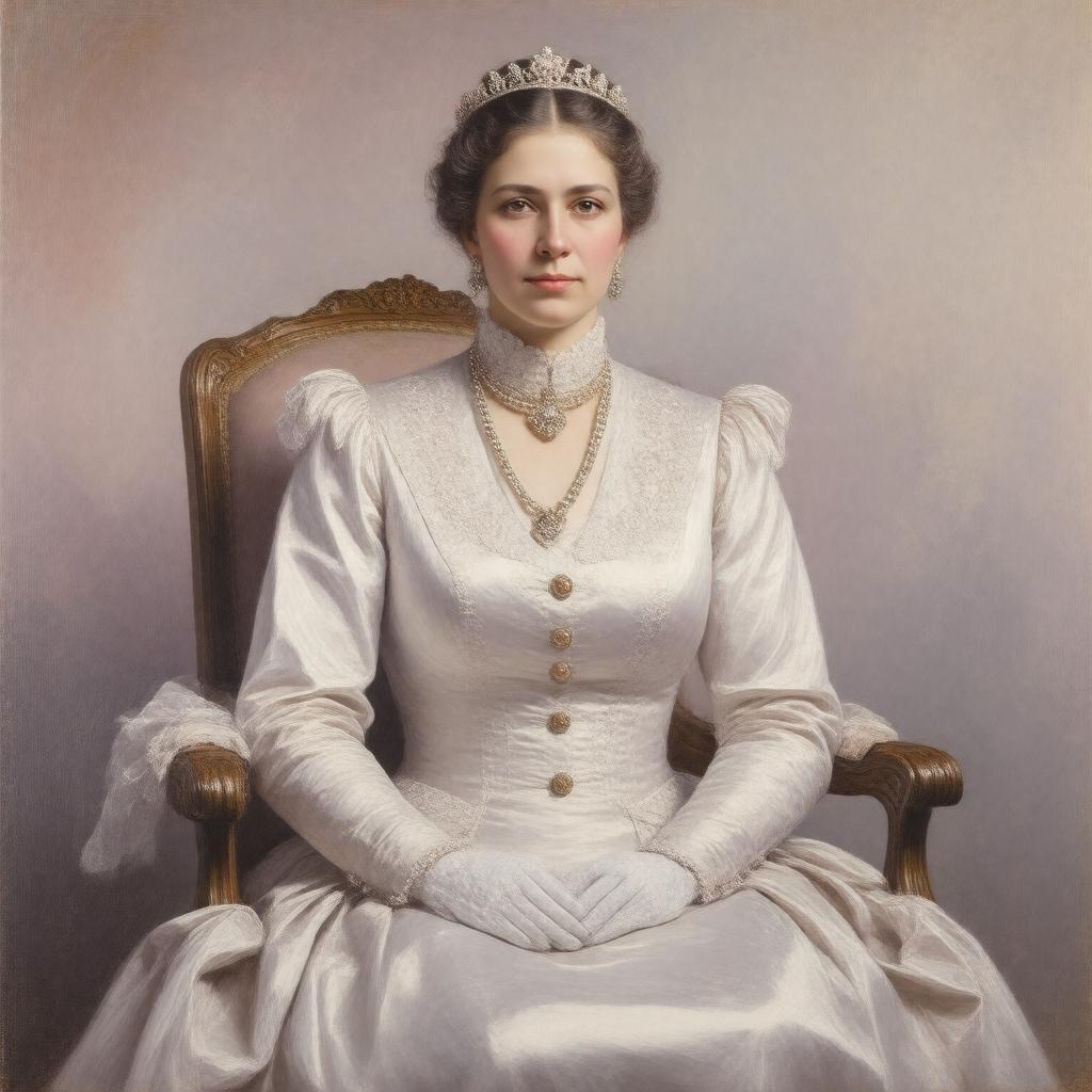 Click to view larger image AI-created image of Princess Margarete of Prussia