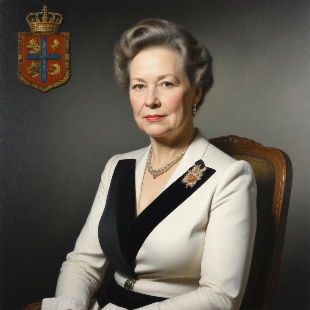 AI-created image of Princess Marie Alix of Schaumburg-Lippe