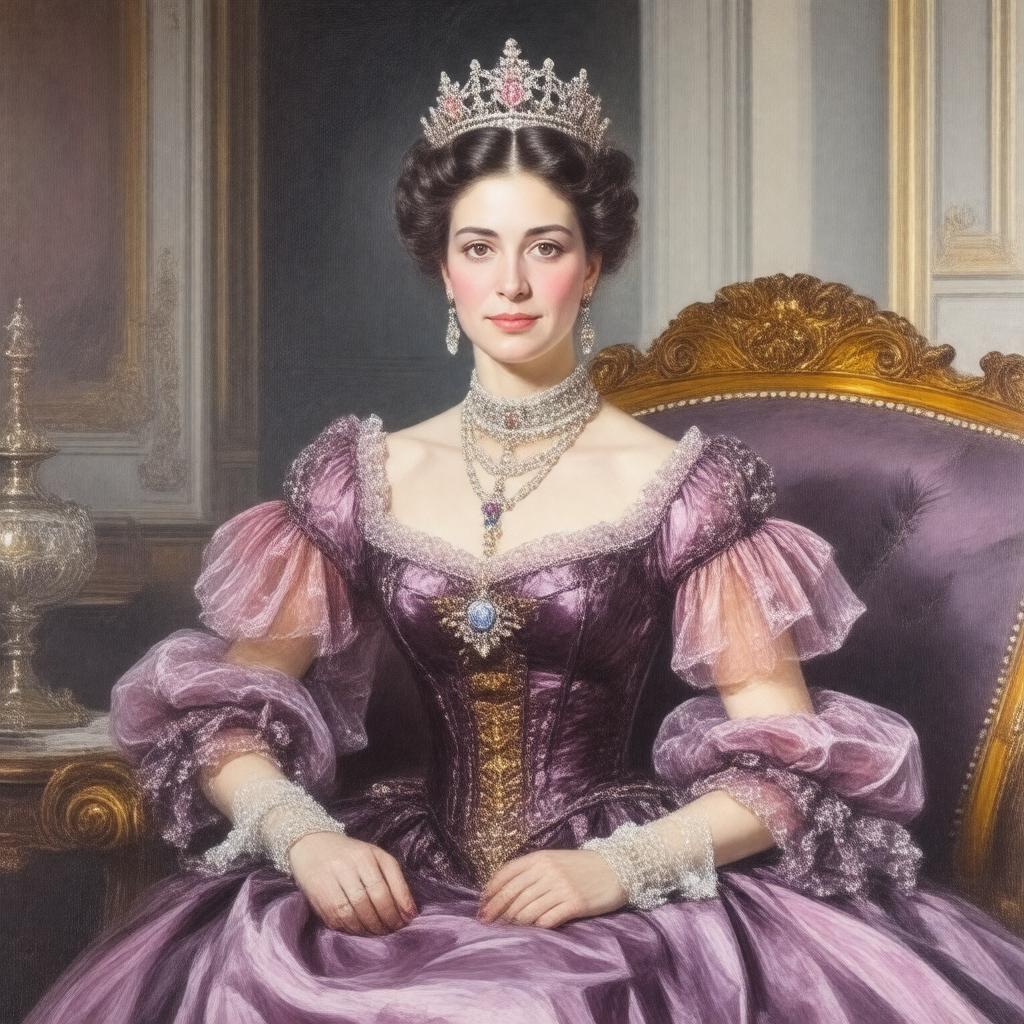 AI-created image of Princess Marie of Edinburgh