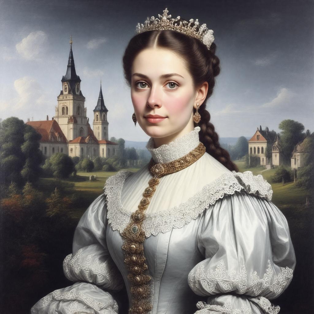 AI-created image of Princess Marie of Schleswig-Holstein