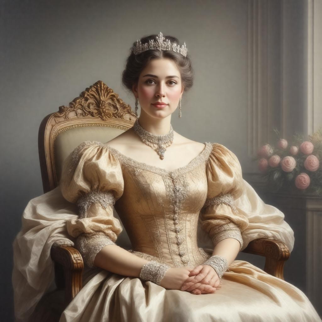 Click to view larger image AI-created image of Princess Mary Adelaide of Cambridge