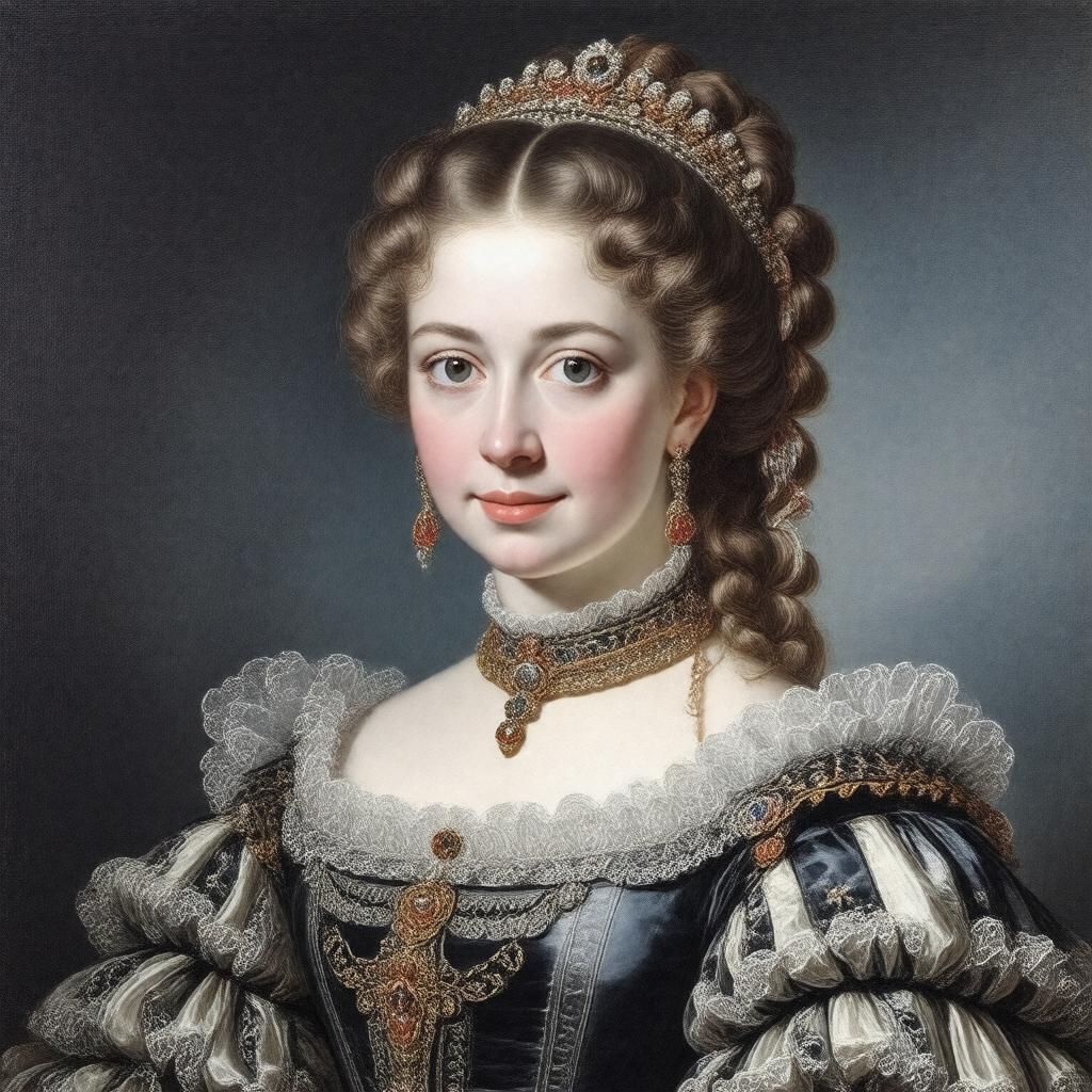 AI-created image of Princess Sophia of Gloucester