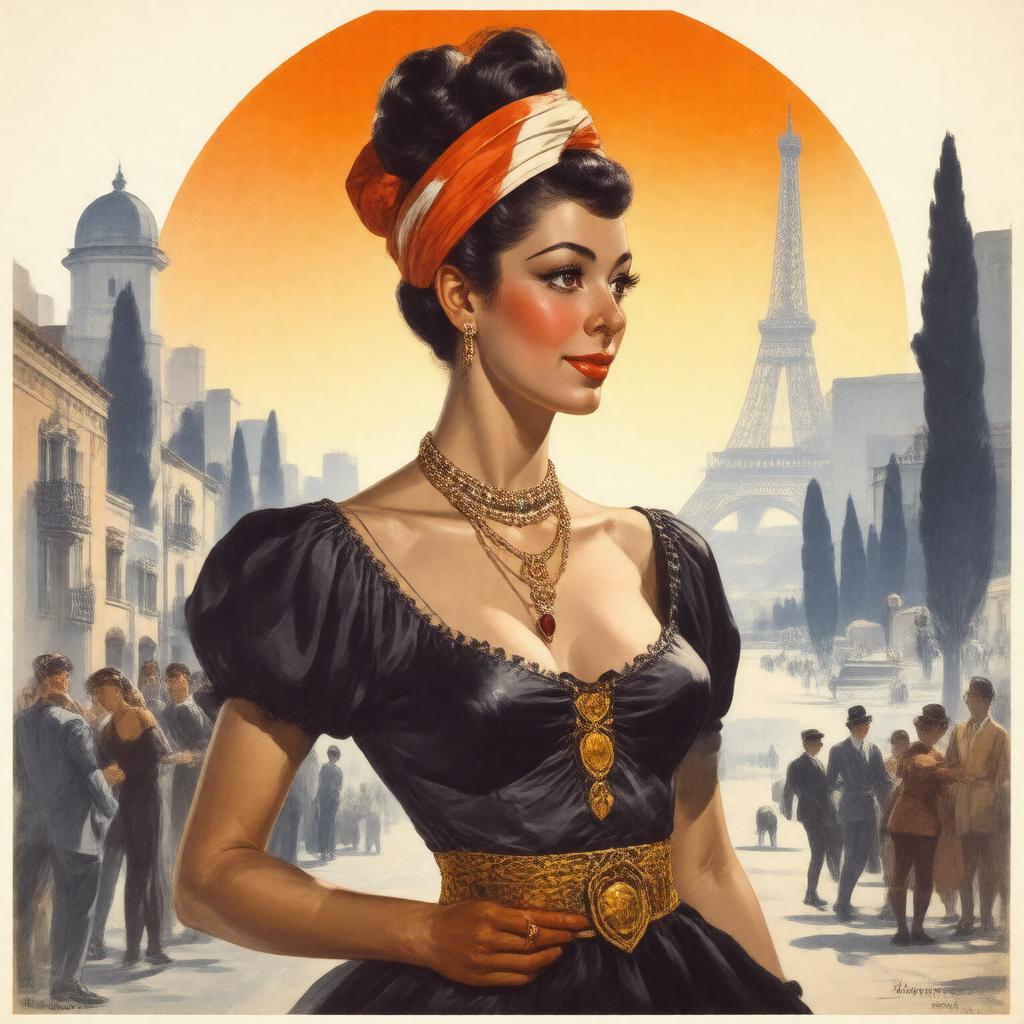 AI-created image of Princess Tam Tam