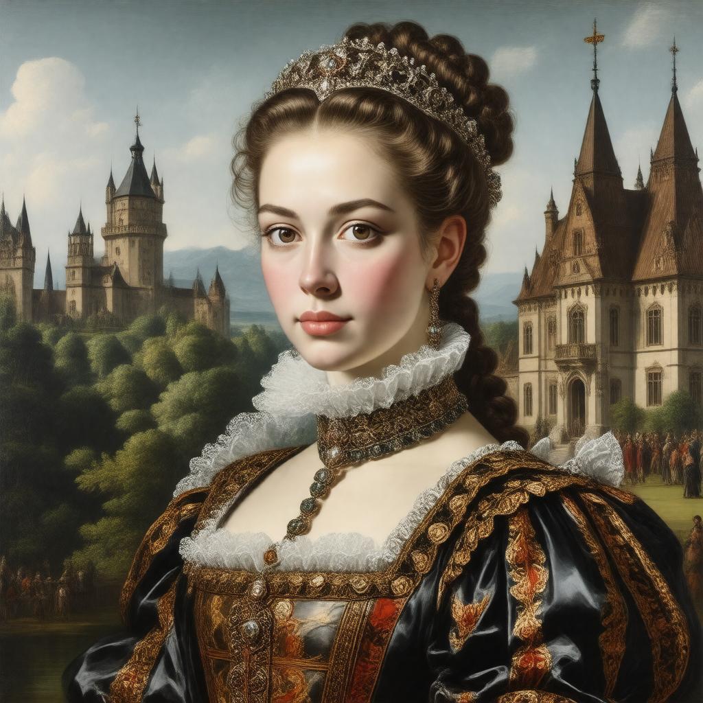 Click to view larger image AI-created image of Princess of Isenburg