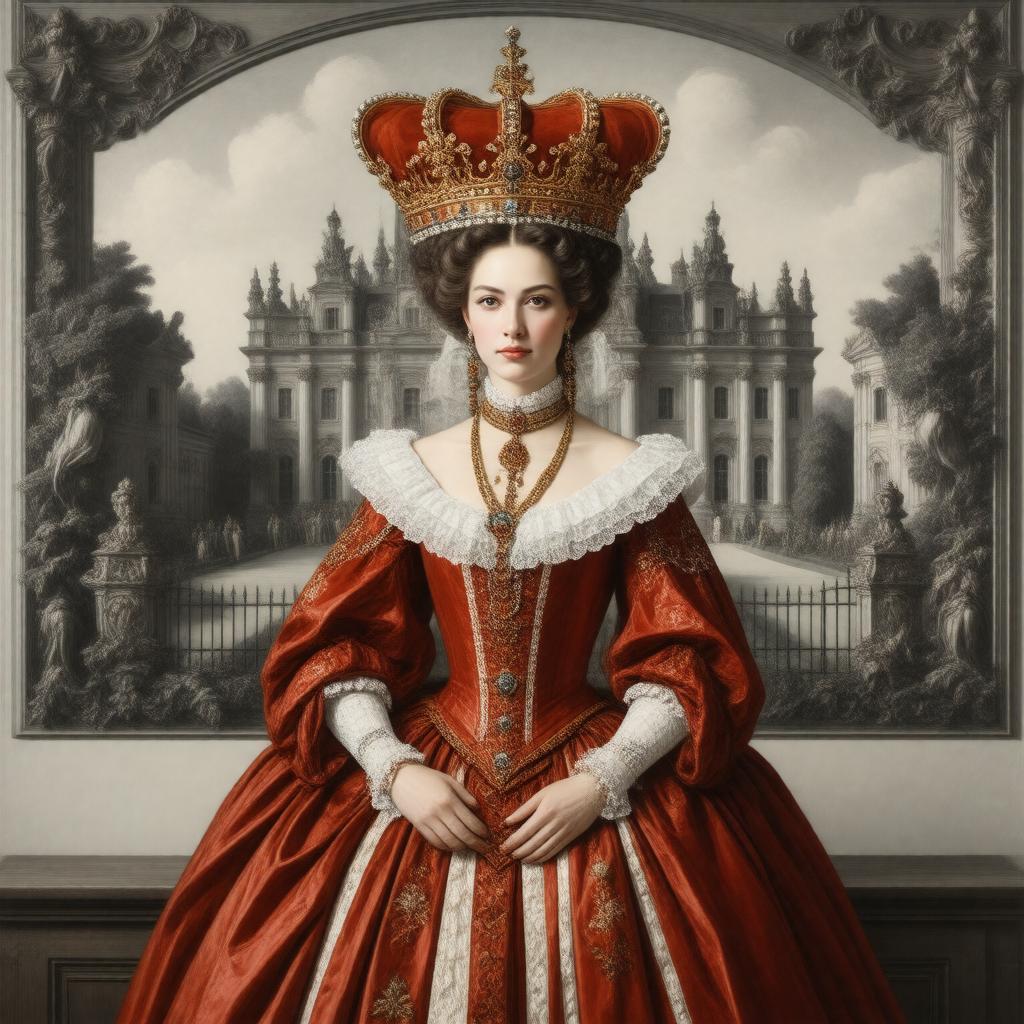 Click to view larger image AI-created image of Princess of Schaumburg-Lippe