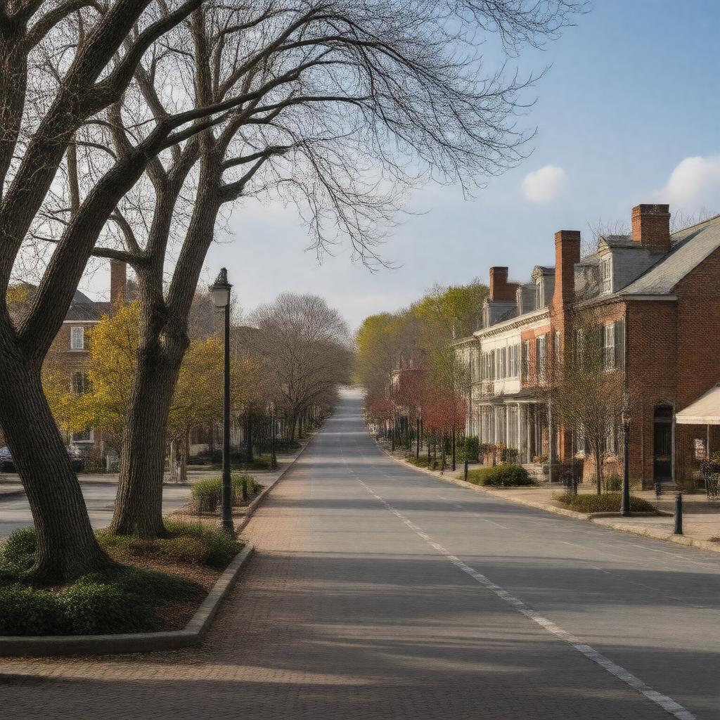 AI-created image of Princeton, New Jersey