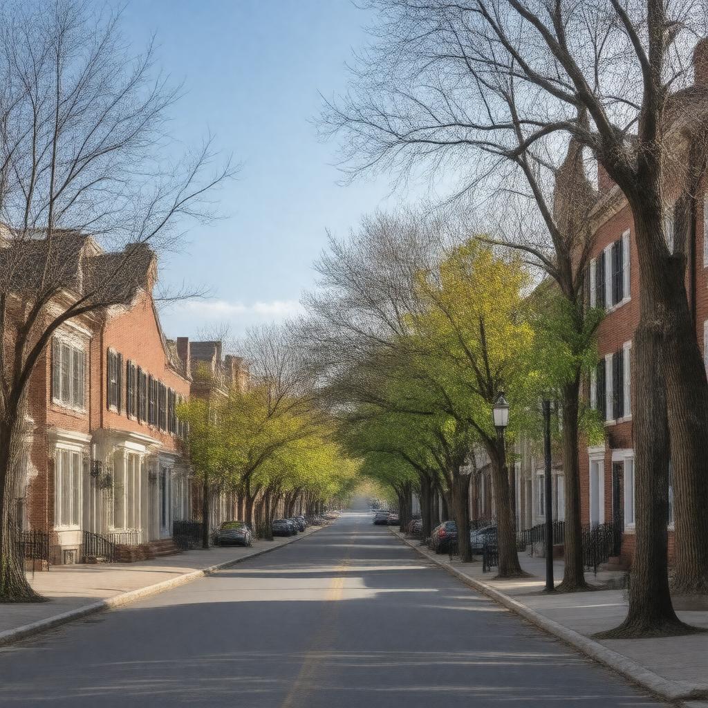 AI-created image of Princeton, New Jersey, United States