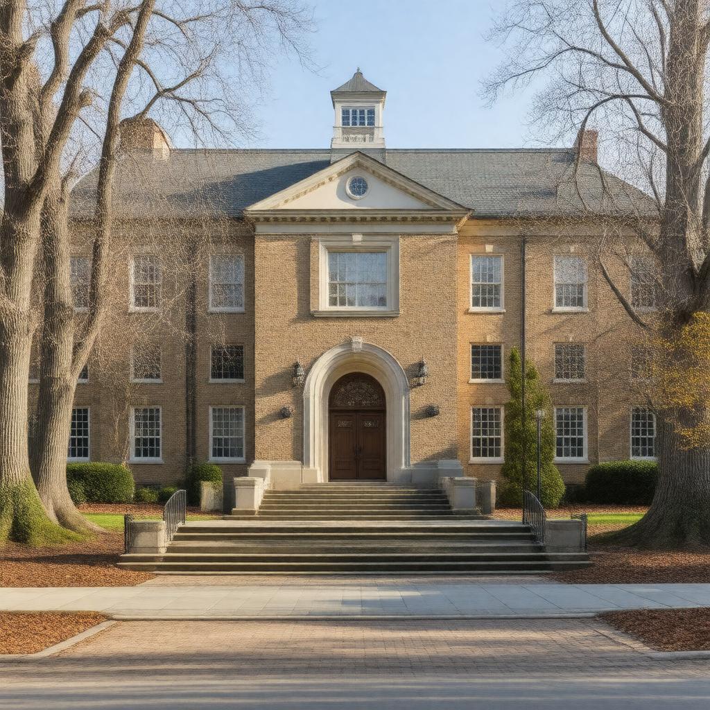 Click to view larger image AI-created image of Princeton School of Public and International Affairs