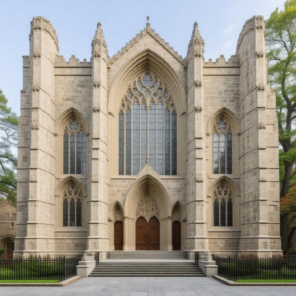 Click to view larger image AI-created image of Princeton University Chapel