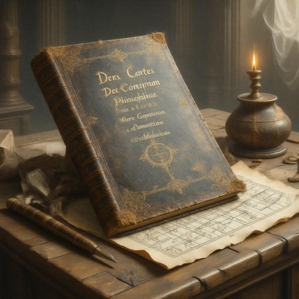 Click to view larger image AI-created image of Principia Philosophiae Cartesianae