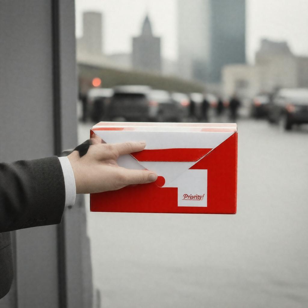 AI-created image of Priority Mail