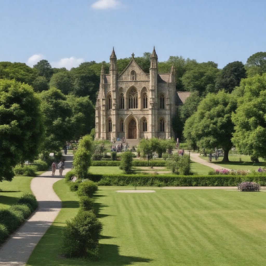 AI-created image of Priory Park