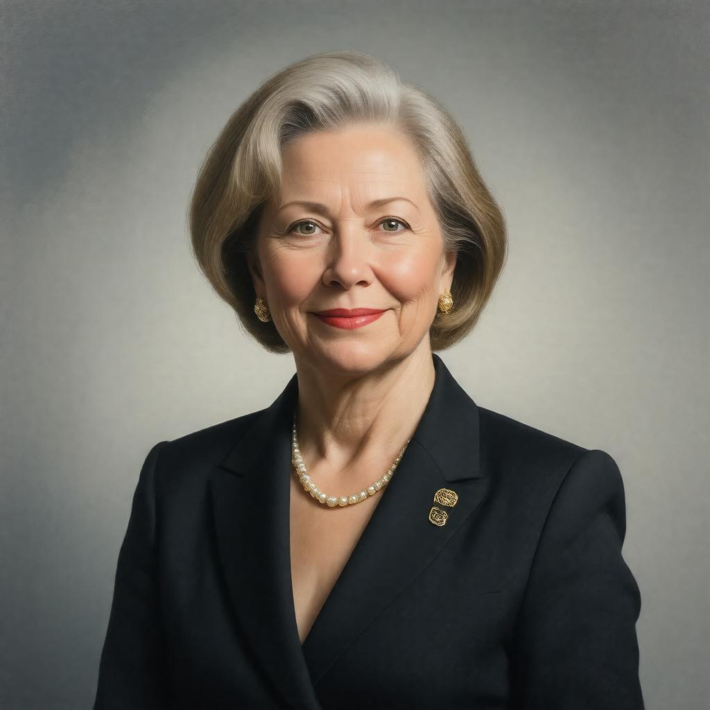 Click to view larger image AI-created image of Priscilla Clapp