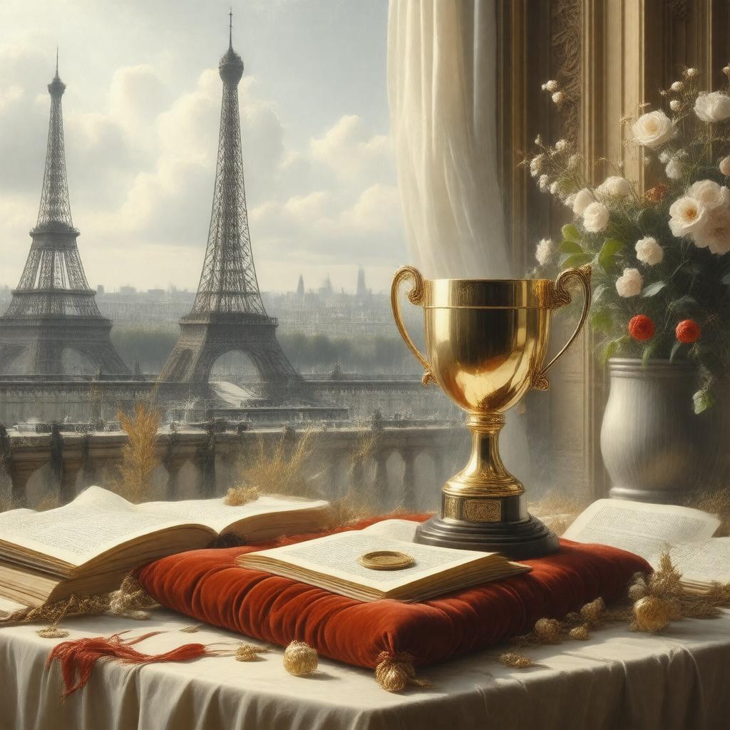 AI-created image of Prix Médicis étranger