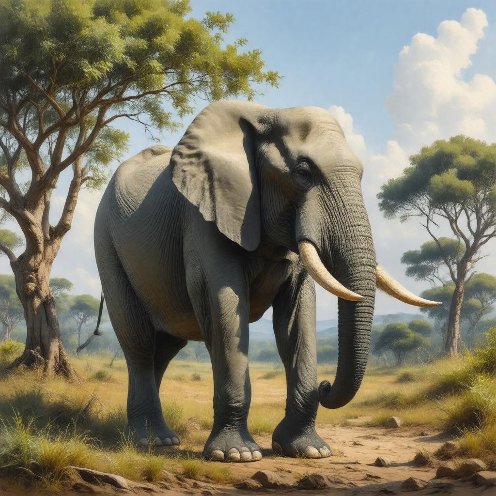 AI-created image of Proboscidea